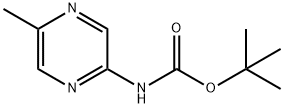TERT-BUTYL 5-METHYLPYRAZIN-2-YLCARBAMATE 结构式