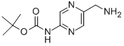 CARBAMIC ACID, [5- (AMINOMETHYL)PYRAZINYL]- , 1,1-DIMETHYLETHYL ESTER 结构式