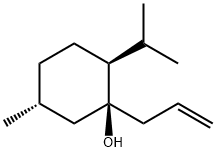 (1S,2S,5R)-1-allyl-2-isopropyl-5-methylcyclohexanol 结构式