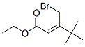 (Z)-3-(Bromomethyl)-4,4-dimethyl-2-pentenoic acid ethyl ester 结构式