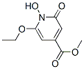 4-Pyridinecarboxylicacid,6-ethoxy-1,2-dihydro-1-hydroxy-2-oxo-,methylester(9CI) 结构式