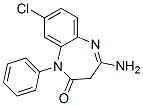 4-Amino-8-chloro-1,3-dihydro-1-phenyl-2H-1,5-benzodiazepin-2-one 结构式