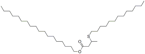 octadecyl 3-(tridecylthio)butyrate 结构式