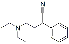 4-(diethylamino)-2-phenylbutyronitrile 结构式