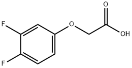 3,4-二氟苯氧基乙酸 结构式