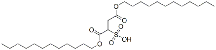 2-磺基丁二酸双十二烷酯 结构式