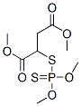 2-[(Dimethoxyphosphinothioyl)thio]butanedioic acid dimethyl ester 结构式