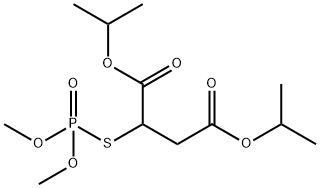 Thiophosphoric acid S-[1,2-bis(isopropoxycarbonyl)ethyl]O,O-dimethyl ester 结构式