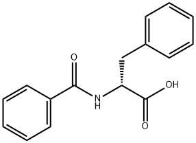 苯甲酰-D-苯丙氨酸 结构式