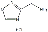 (1,2,4-噁二唑-3-基)甲胺盐酸 结构式