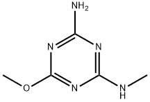 2-Methoxy-4-amino-6-methylamino-1,3,5-triazine 结构式