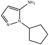1-环戊基-1H-吡唑-5-胺 结构式