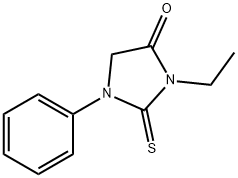 3-乙基-1-苯基-2-硫代咪唑啉-4-酮 结构式