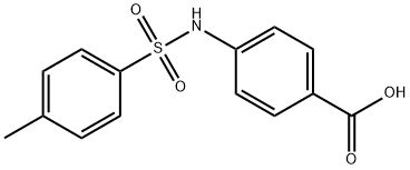 4-(4-甲基苯基磺酰胺基)苯甲酸 结构式