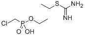 2-Ethyl-2-thiopseudourea O-ethyl-(chloromethyl)phosphite 结构式