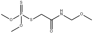 2-dimethoxyphosphinothioylsulfanyl-N-(methoxymethyl)acetamide 结构式