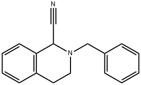 2-BENZYL-1,2,3,4-TETRAHYDROISOQUINOLINE-1-CARBONITRILE 结构式