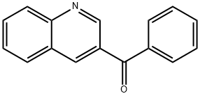 苯基(喹啉-3-基)甲酮 结构式
