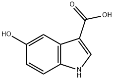 5-羟基吲哚-3-羧酸 结构式