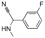 Benzeneacetonitrile, 3-fluoro-alpha-(methylamino)- (9CI) 结构式