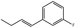 Benzene, 1-(1E)-1-butenyl-3-fluoro- (9CI) 结构式