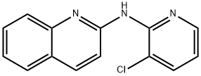 (2-QUINOLYL)(3-CHLORO-2-PYRIDYL)AMINE 结构式