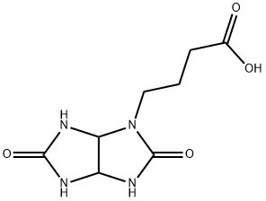 4-(2,5-DIOXO-HEXAHYDRO-IMIDAZO[4,5-D]IMIDAZOL-1-YL)-BUTYRIC ACID 结构式