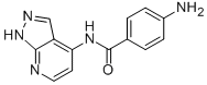 Benzamide, 4-amino-N-1H-pyrazolo[3,4-b]pyridin-4-yl- (9CI) 结构式