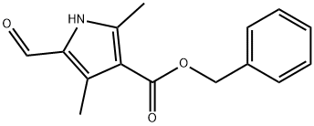 1H-Pyrrole-3-carboxylicacid,5-formyl-2,4-dimethyl-,phenylmethylester(9CI) 结构式