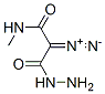 Propanoic  acid,  2-diazo-3-(methylamino)-3-oxo-,  hydrazide 结构式