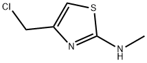 [4-(氯甲基)噻唑-2-基]-甲基-胺 结构式