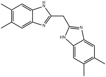 2,2-亚甲基双(5,6-二甲基苯并咪唑) 结构式