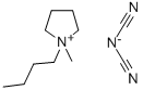 1-丁基-1-甲基吡咯烷二腈胺盐 结构式