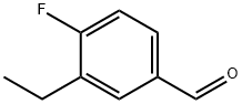 3-乙基-4-氟苯甲醛 结构式