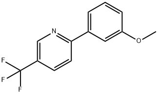 2-(3-甲氧基苯基)吡啶 结构式