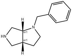 顺式-1-苄基六氢吡咯并[3,4-B]吡咯 结构式