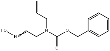 N-烯丙基-N-[2-(羟基亚氨基)乙基]氨基甲酸苄酯 结构式