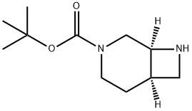 (1S,6R)-3-BOC-3,8-二氮杂双环[4.2.0]辛烷 结构式