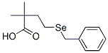 4-(Benzylseleno)-2,2-dimethylbutyric acid 结构式