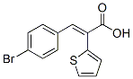 3-(4-溴苯基)-2-(噻吩-2-基)丙-2-烯酸 结构式