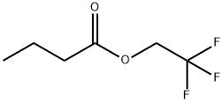 正丁酸2,2,2-三氟乙酯 结构式