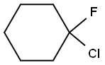 1-Chloro-1-fluorocyclohexane 结构式