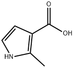 2-甲基吡咯-3-羧酸 结构式
