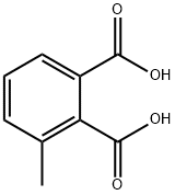 3-甲基邻苯二甲酸 结构式