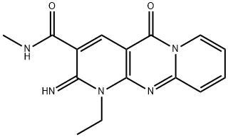 1-ethyl-2-imino-N-methyl-5-oxo-1,5-dihydro-2H-dipyrido[1,2-a:2,3-d]pyrimidine-3-carboxamide 结构式