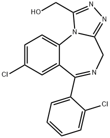 Α-羟基三唑仑 结构式