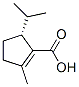 1-Cyclopentene-1-carboxylicacid,2-methyl-5-(1-methylethyl)-,(5R)-(9CI) 结构式