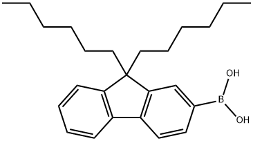 9,9-二己基芴-2-硼酸 结构式