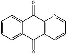 BENZO(G)QUINOLINE-5,10-DIONE 结构式