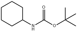 环己基氨基甲酸叔丁酯 结构式